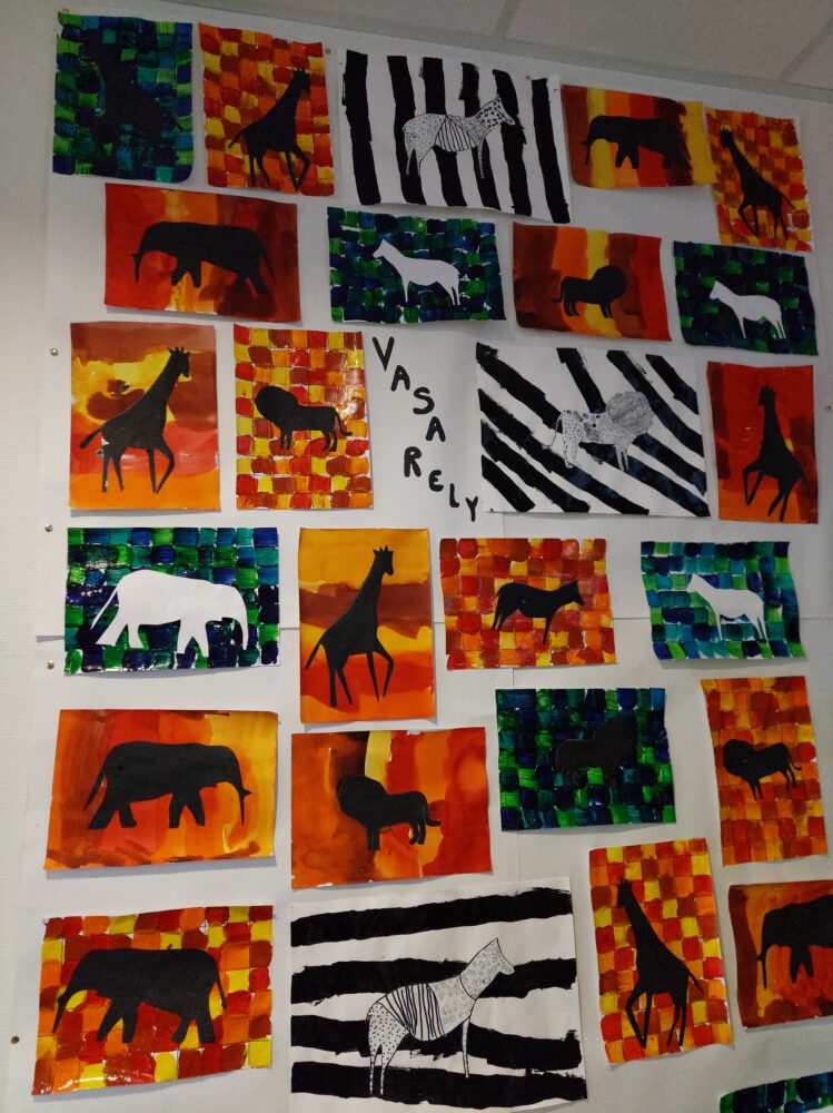 Vasarely en maternelle