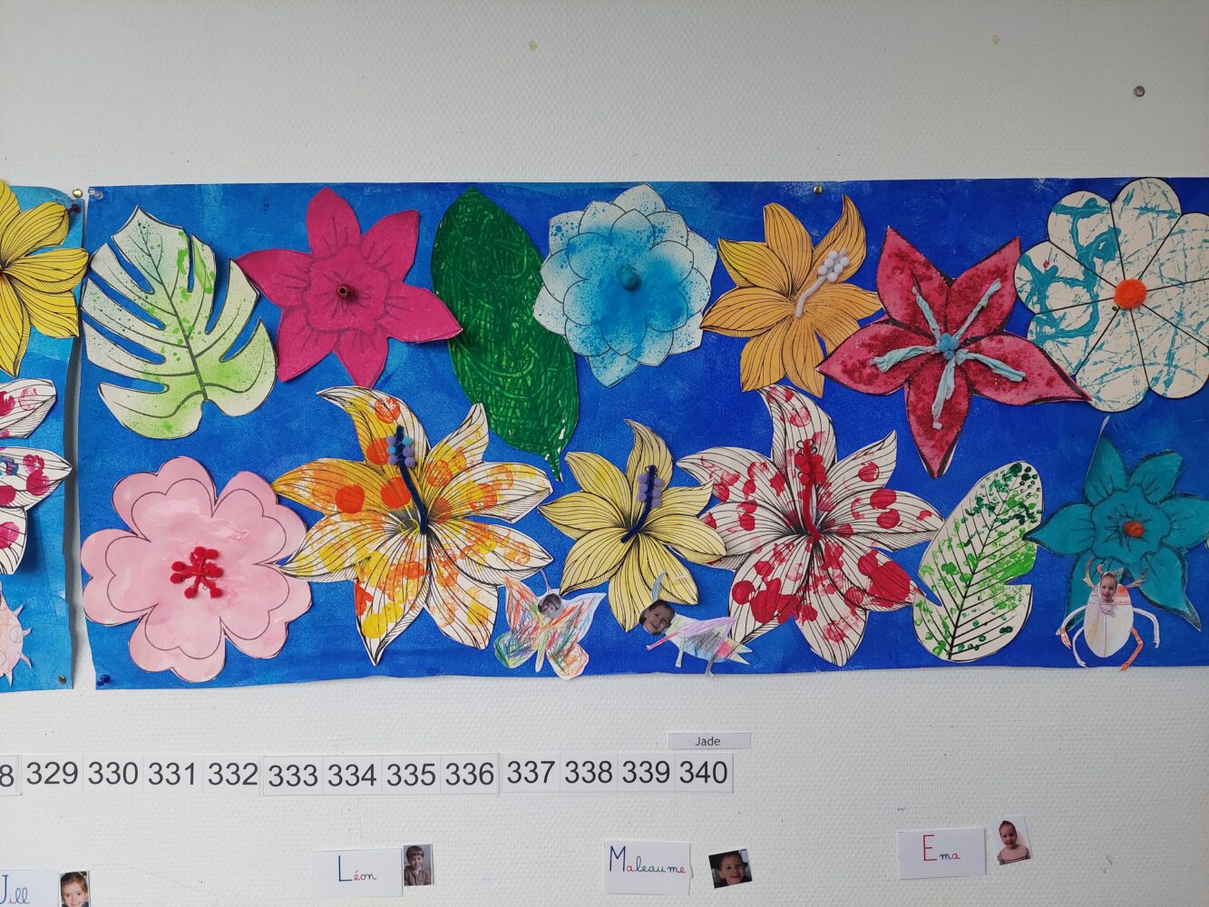 Fresque collective en maternelle